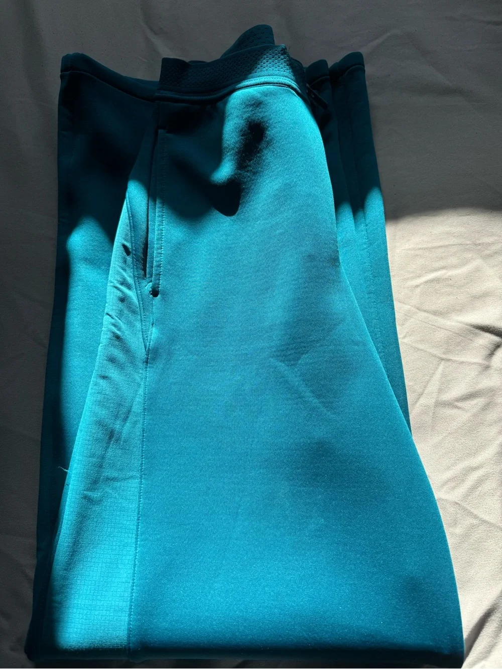 Nike court Dri-fit Women's Teal-Blue Wide-Leg Track Pants